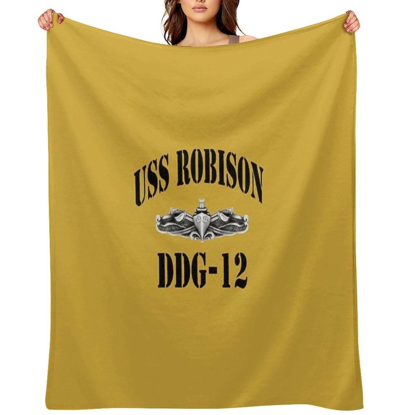 USS ROBISON (DDG-12) SHIP'S STORE Throw Blanket