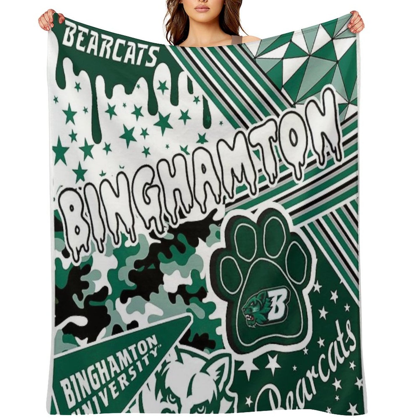Binghamton University Throw Blanket
