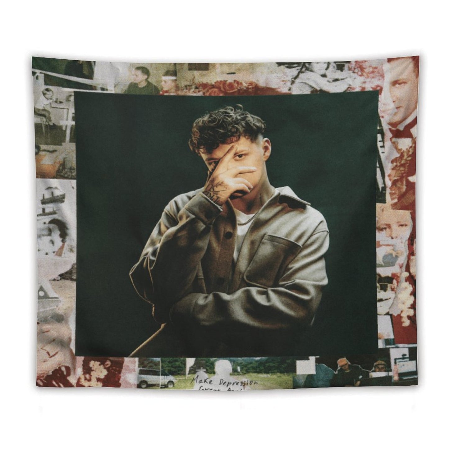 MAKE DEPRESSION GREAT AGAIN Tapestry