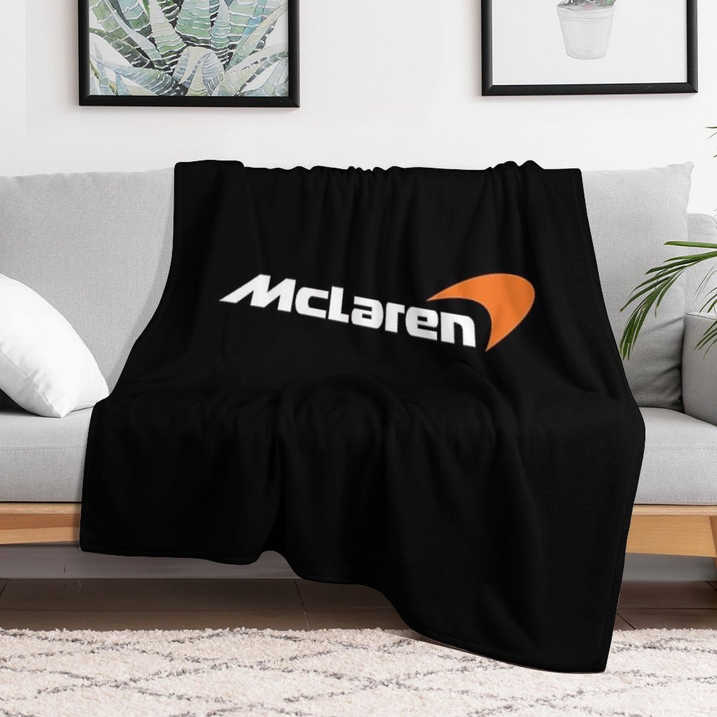Motorsports Racing Team Throw Blanket