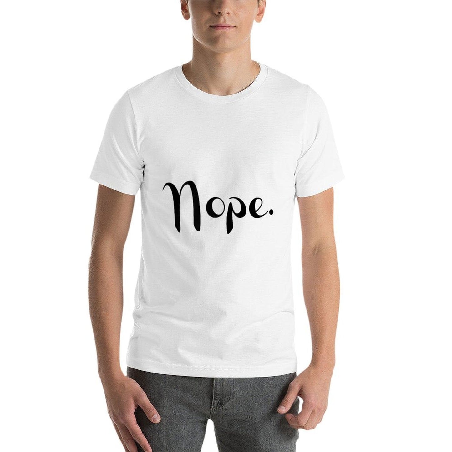 Womens Nope. T Shirt Womens Cute Graphic Tops Funnyn Girl Affordable Price T-Shirt
