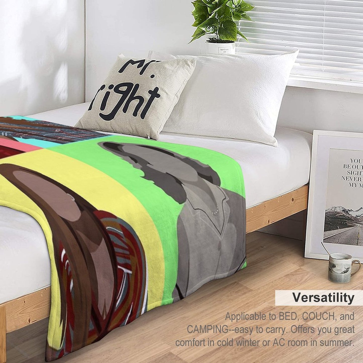 Four Realities Throw Blanket
