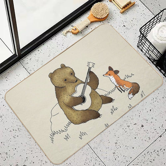Bear & Fox Bath Mat