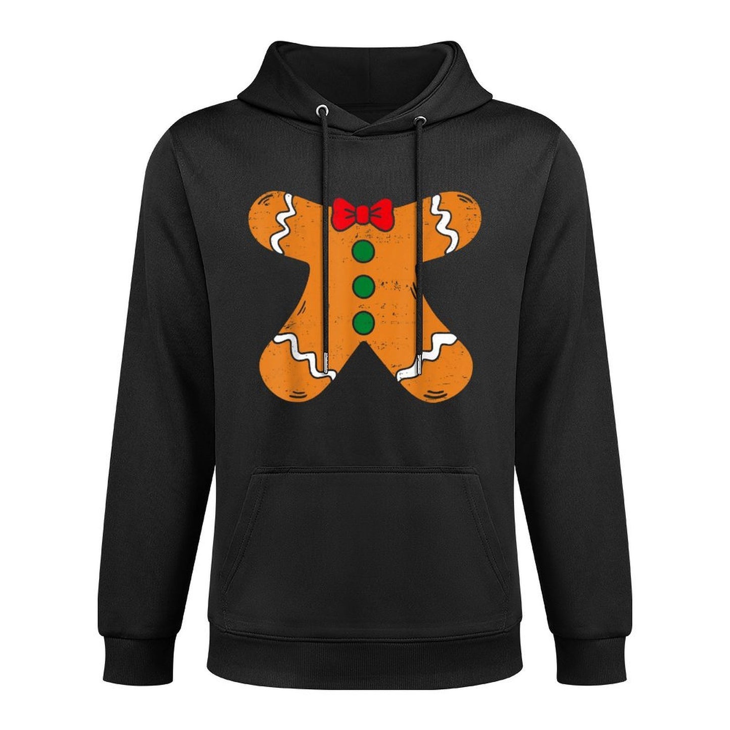 Gingerbread Man Body Costume for Halloween Or Christmas Medium-Weight Fabric Hoodie