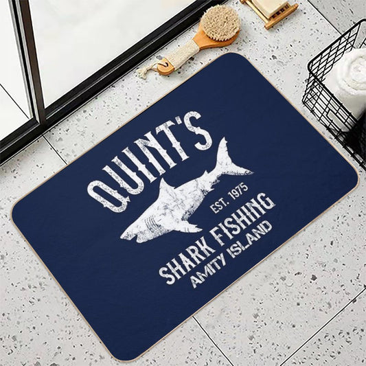 Quint's Shark Fishing - Amity Island 1975 Bath Mat