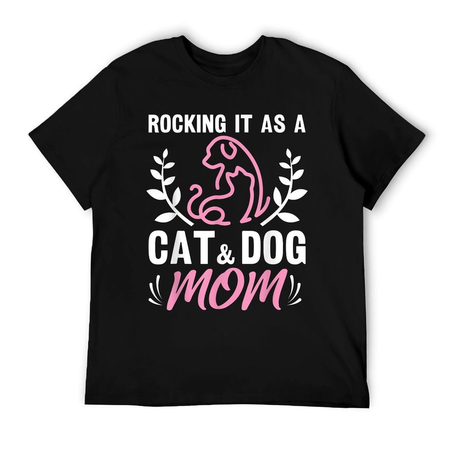 Cat And Dog Mom Fur Mama Mother's Day T-Shirt