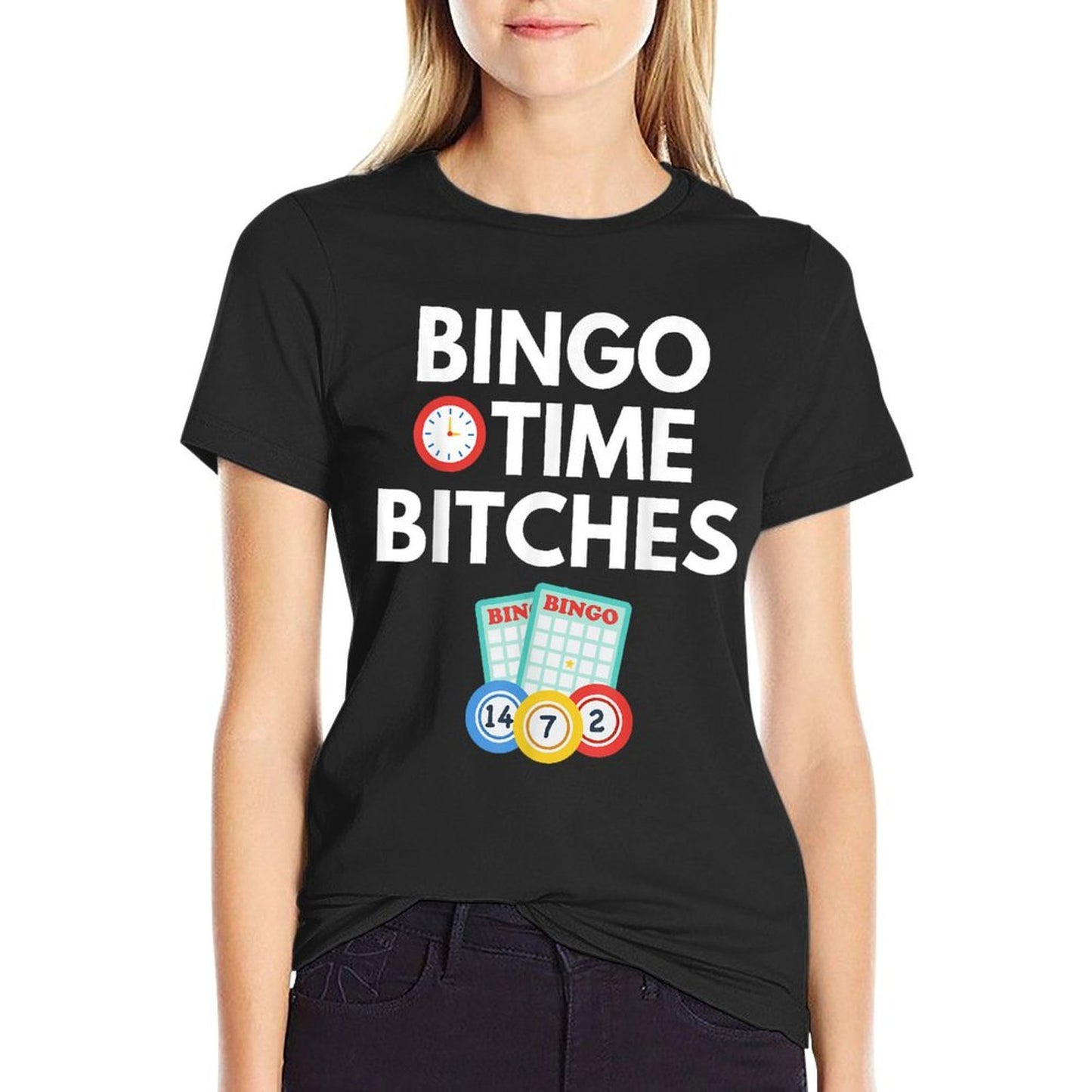 Bingo Time Bitches Funny Bingo Player Game Lover Gift Humor T-Shirt