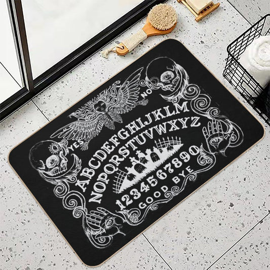 Black Witch Board Bath Mat
