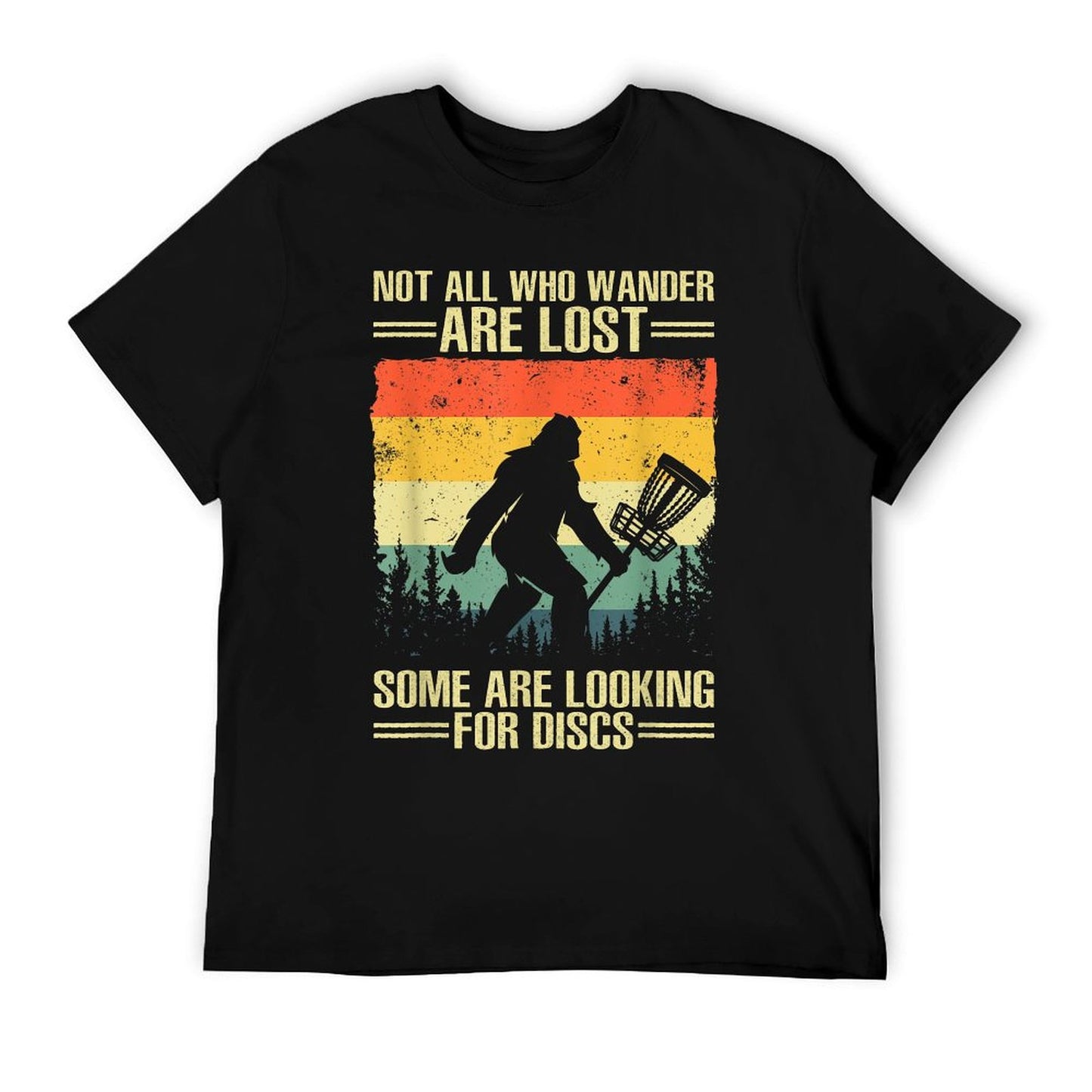 Funny Disc Golf Art For Men Women Kids Disc Golf Player T-Shirt