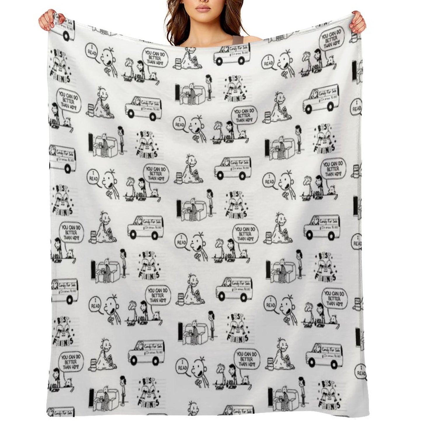 Wimpy Kid Throw Blanket