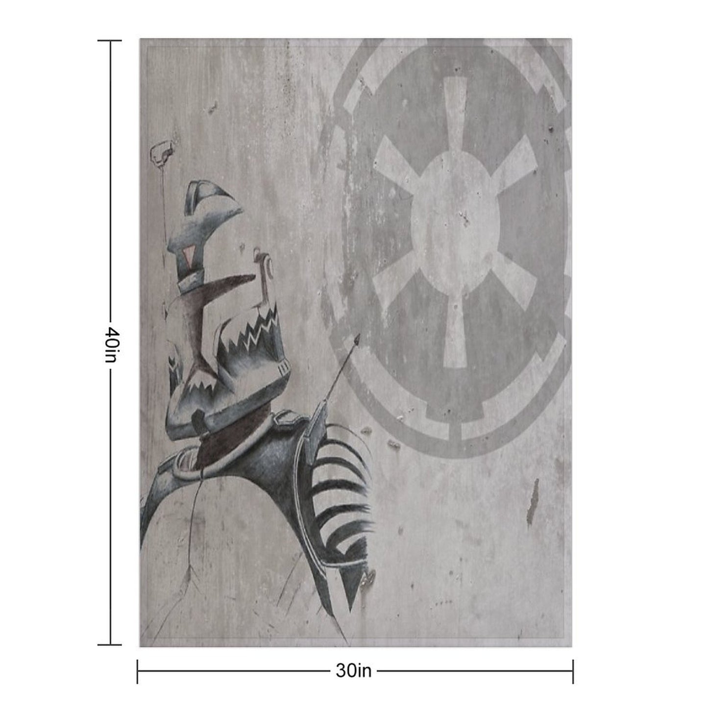 Clone Solder Throw Blanket