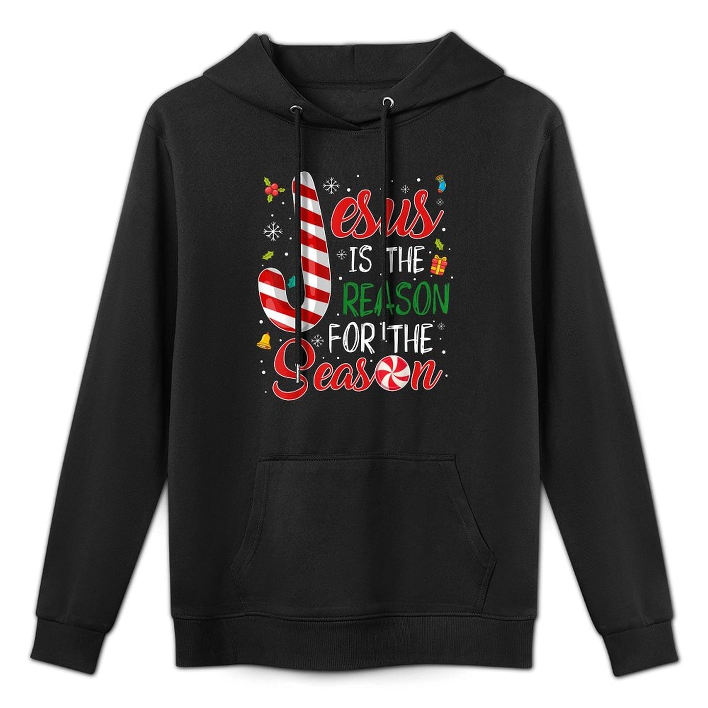 Jesus Is The Reason For The Season Christmas Pajama Gifts Moisture-Wicking Hoodie