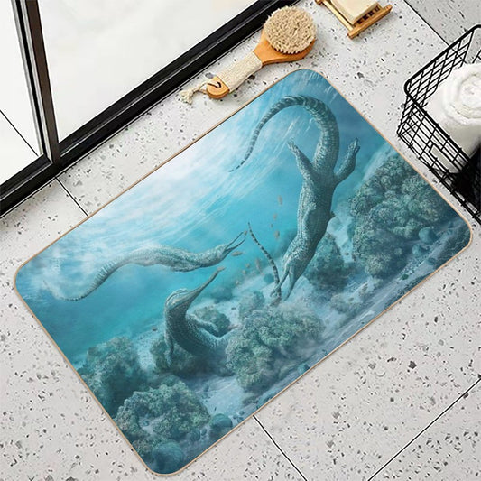 Mystriosuchus Steinbergeri Bath Mat