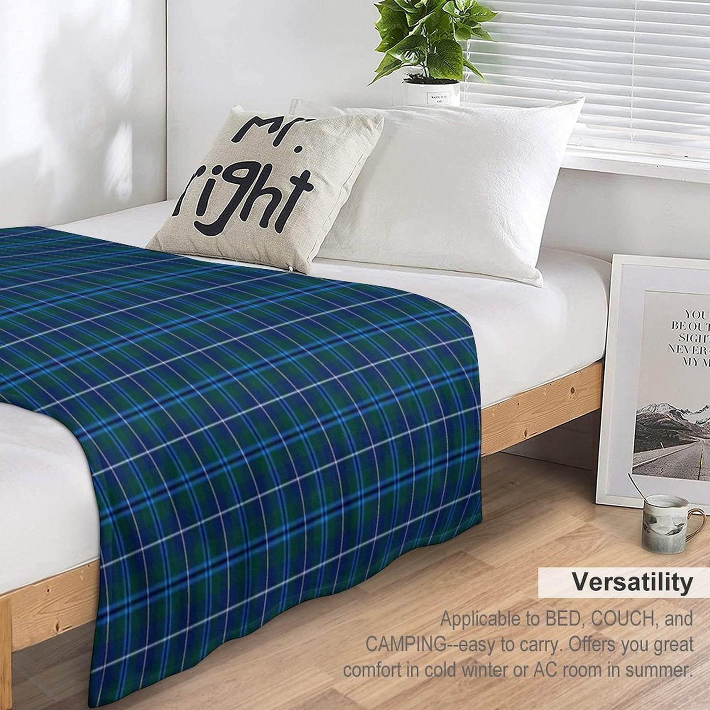 Clan Douglas Tartan Throw Blanket