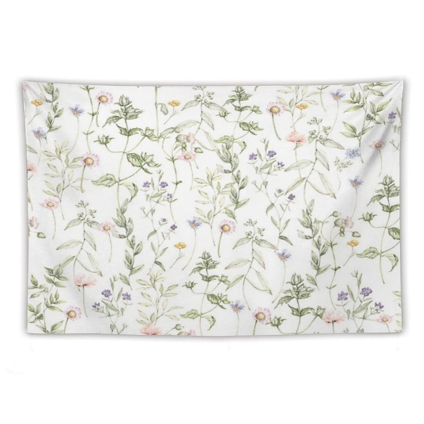 Pastel Vintage Flowers Tapestry