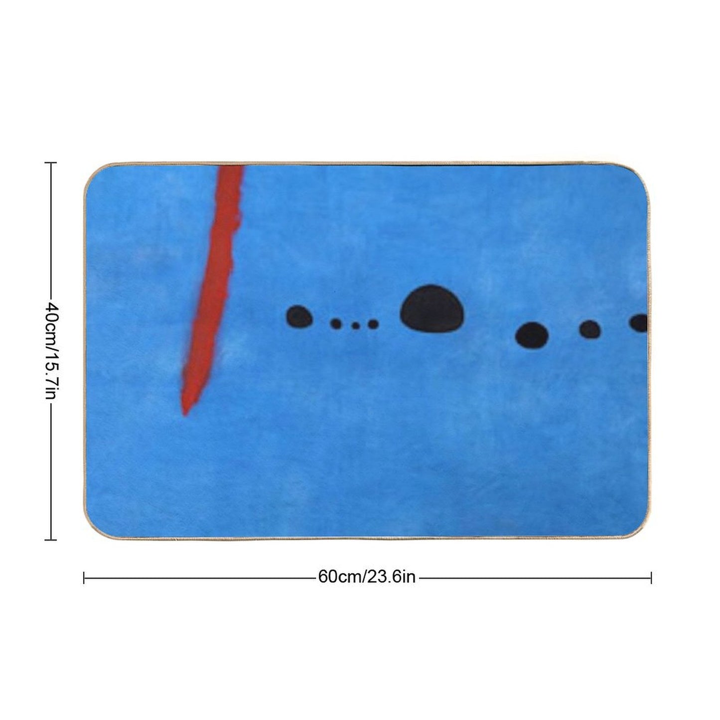 Joan Miro Blue 2 Bath Mat