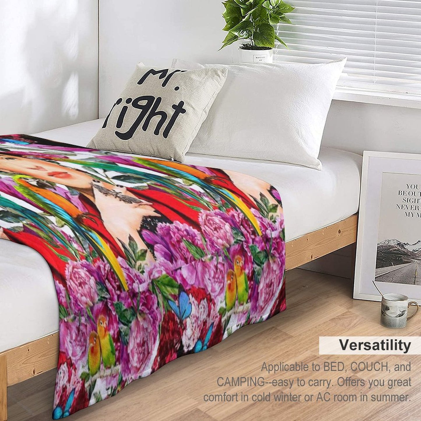 Frida.forever Throw Blanket