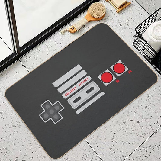 Vintage Video Game Controller Bath Mat