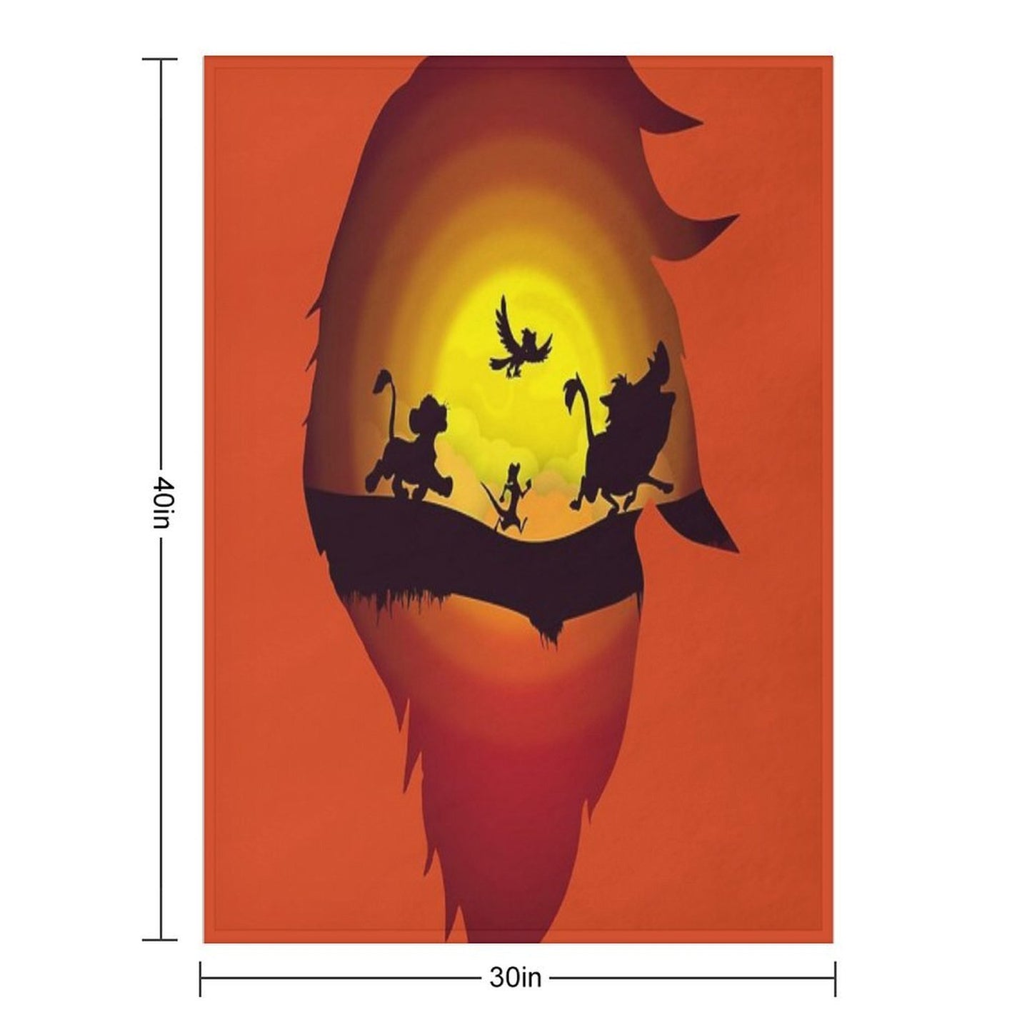 Hakuna Matata Throw Blanket