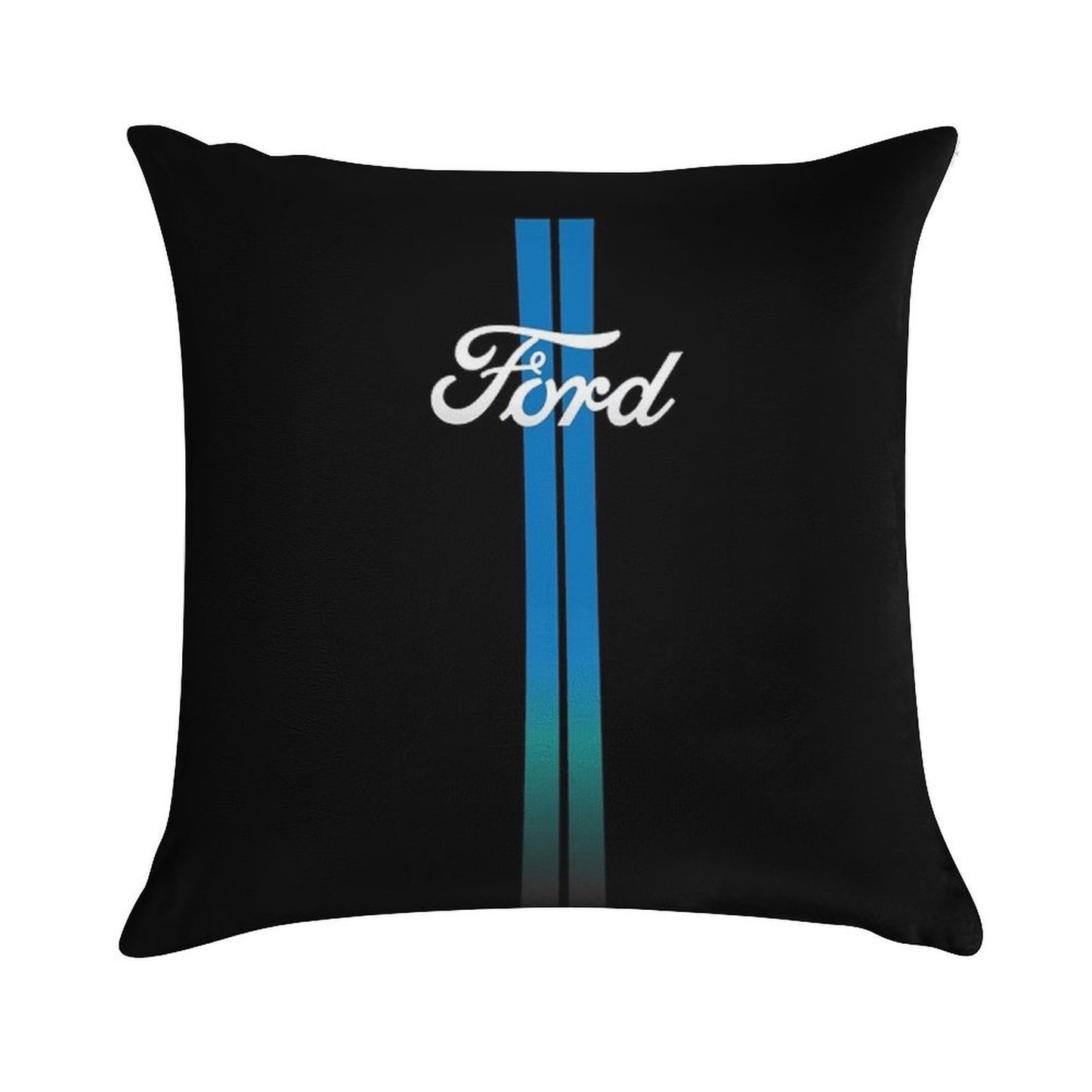 Retro Ford Stripes Soft Shrink-Resistant Throw Pillow
