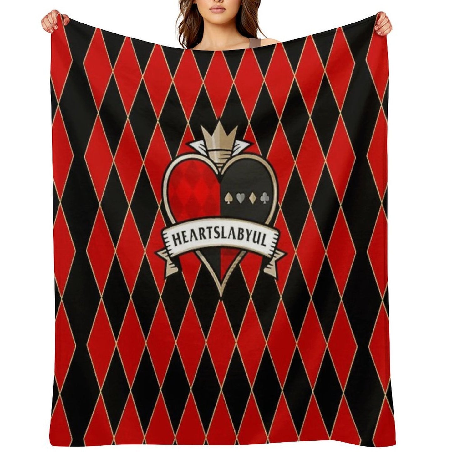 Heartslabyul Throw Blanket