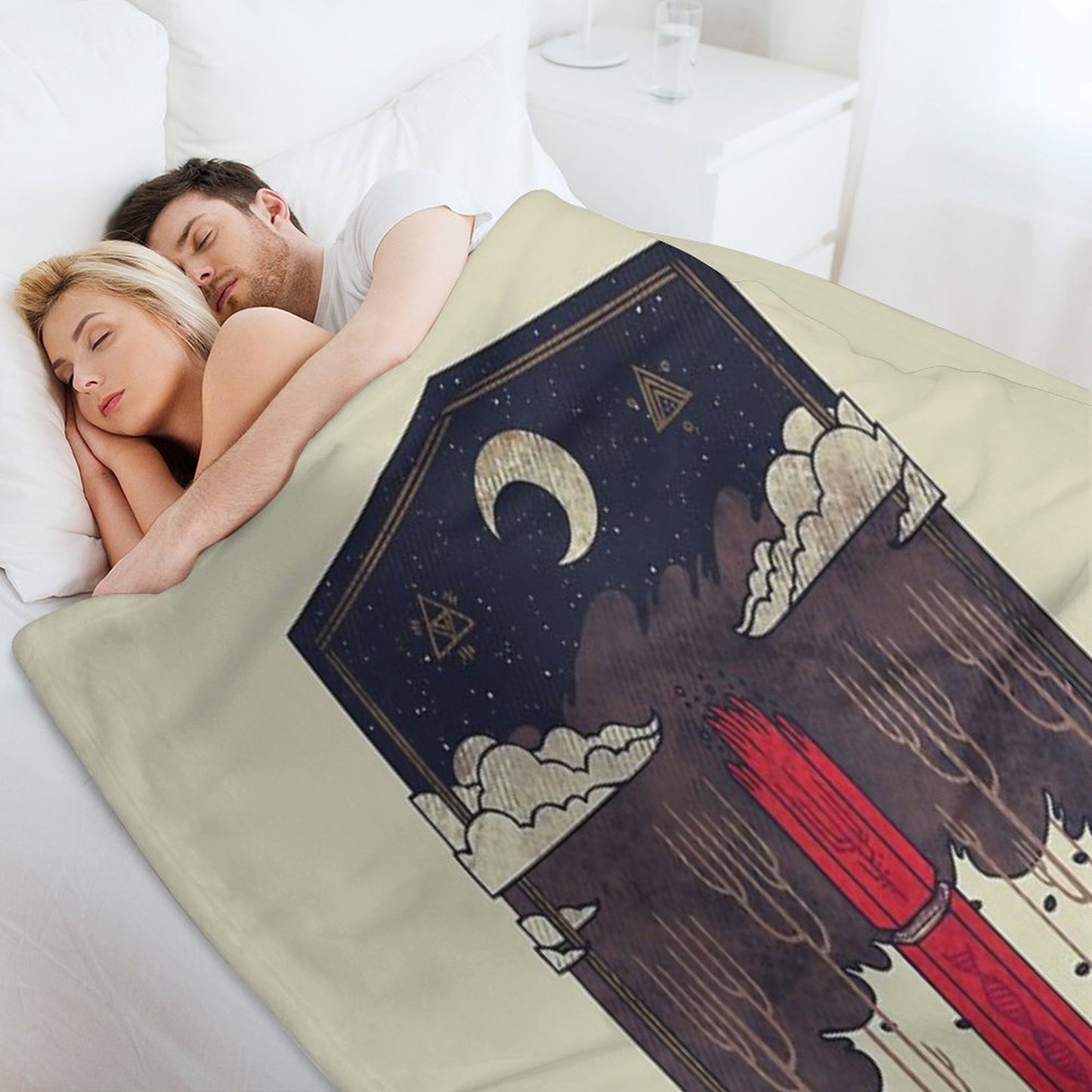 The Lost Obelisk Throw Blanket