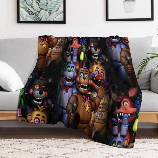 Fnaf Security Breach Throw Blanket
