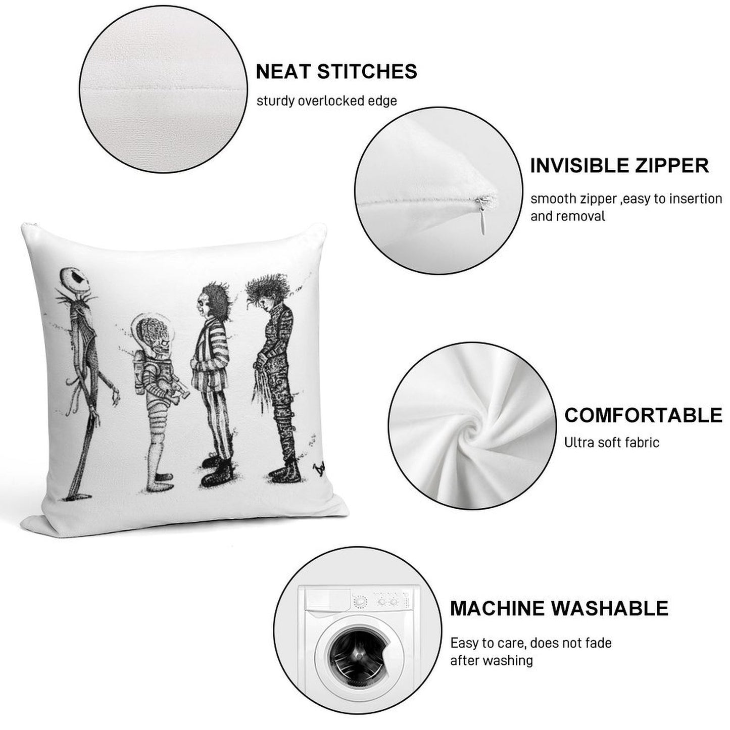 Burton Soft Anti-Pilling Throw Pillow