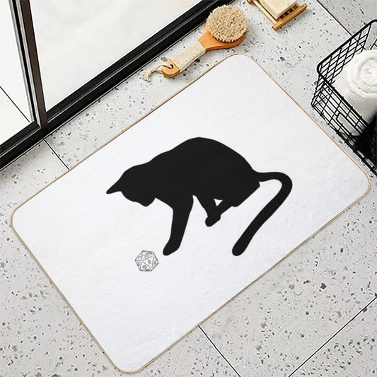 D20 Cat Bath Mat