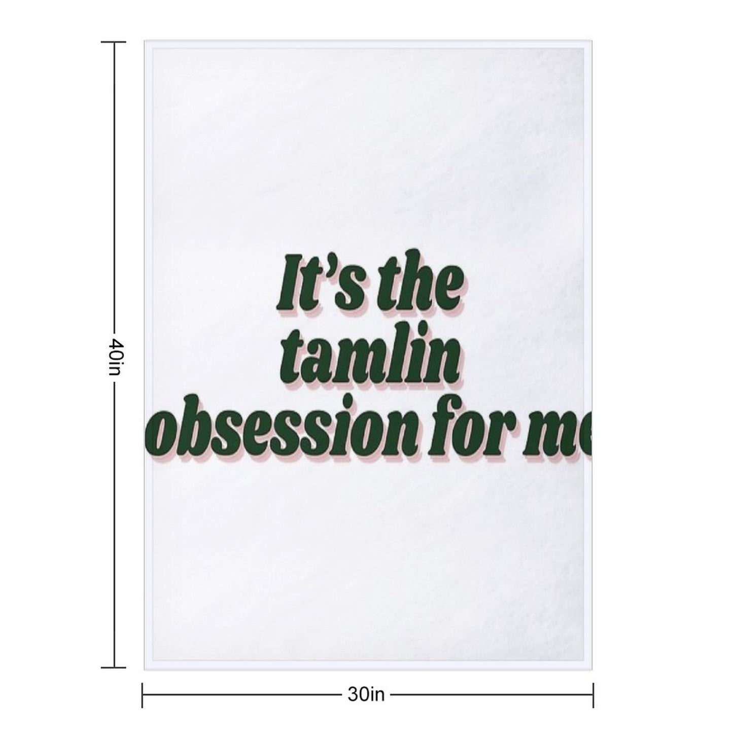 It's The Tamlin Obsession for Me Throw Blanket