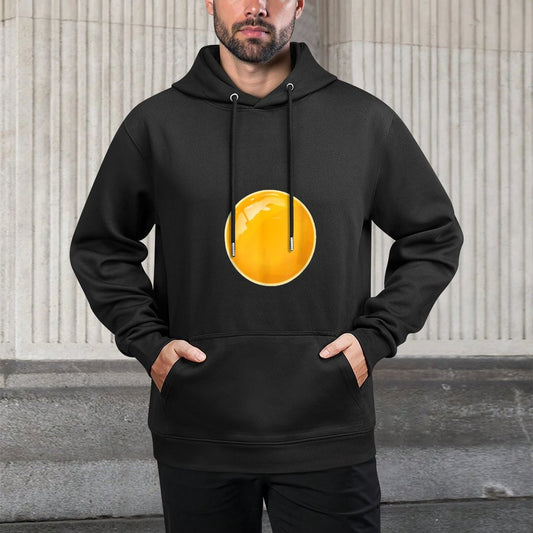 Fried Egg Costume - Funny Pregnancy Halloween Shrink-Resistant Hoodie