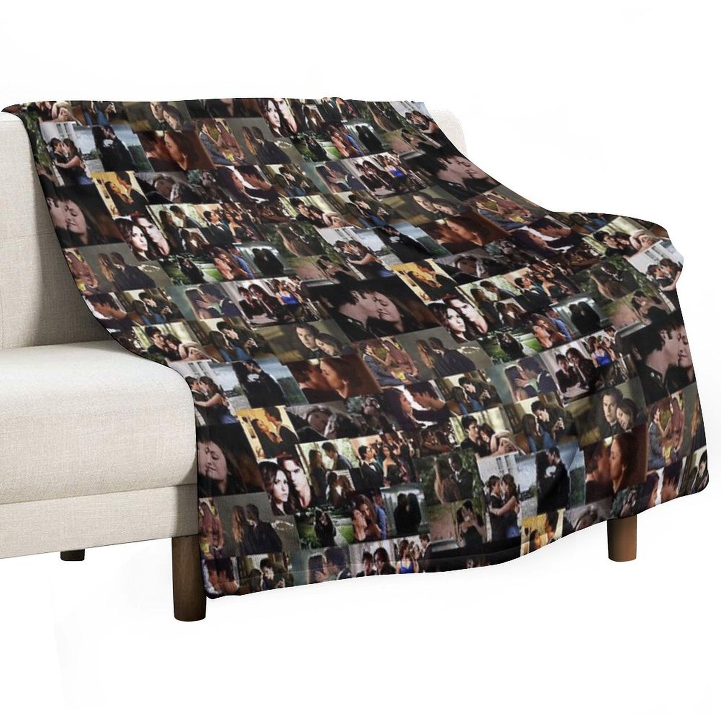 Delena Ship Throw Blanket