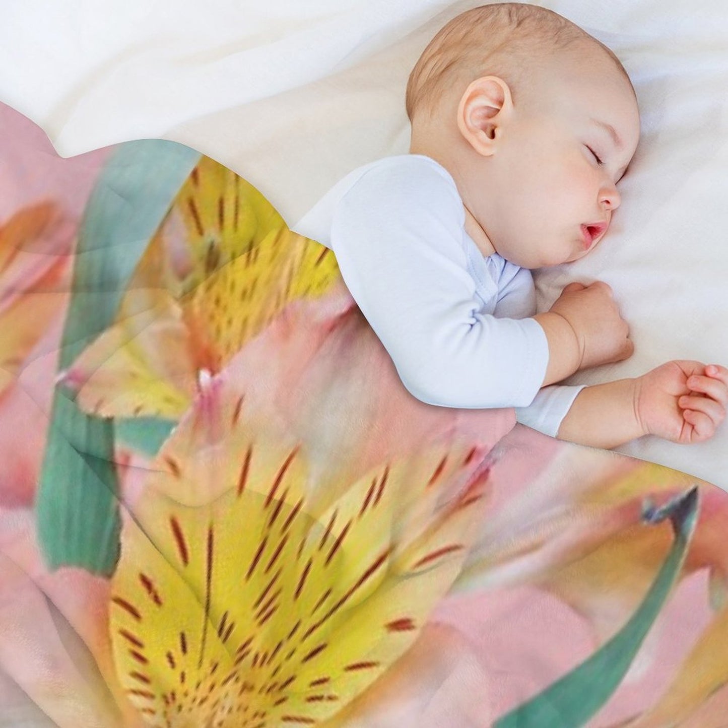 Spring Bouquet Throw Blanket