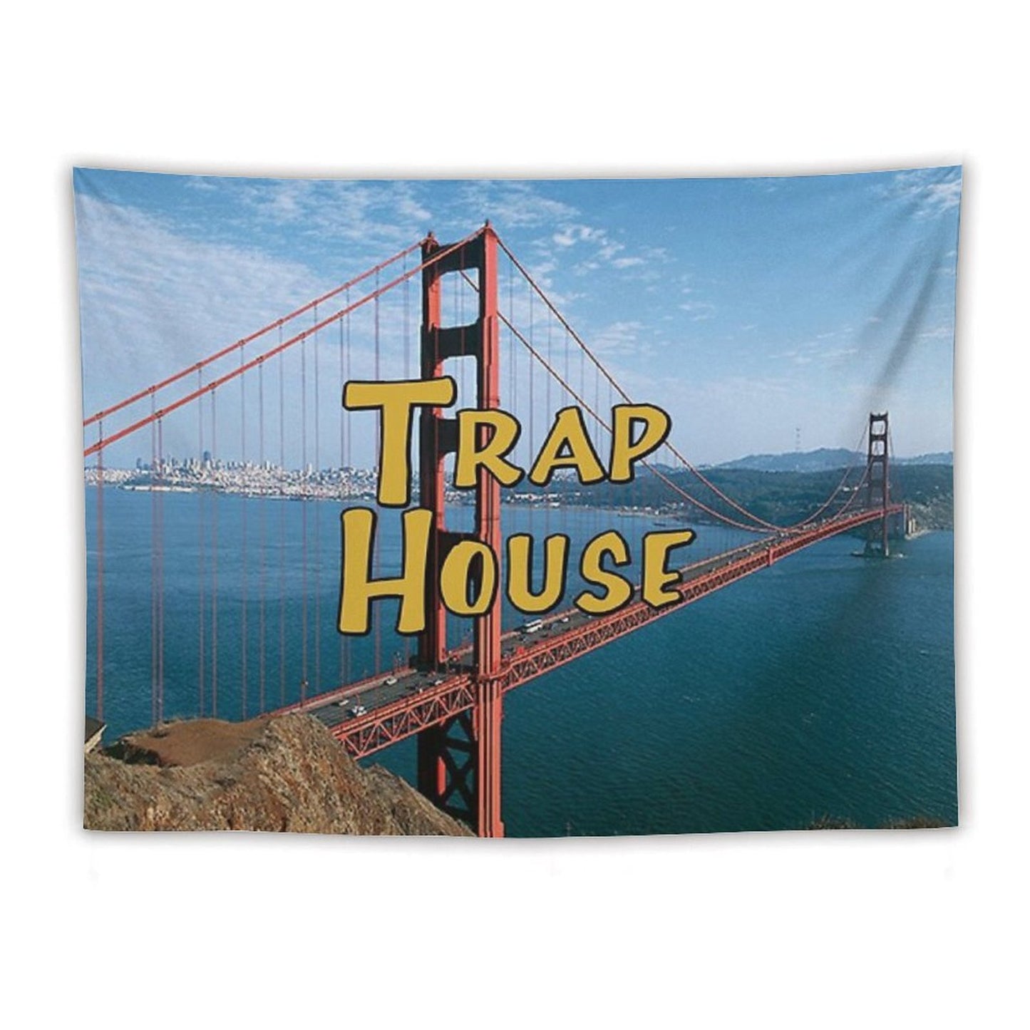 Full House Trap House Tapestry