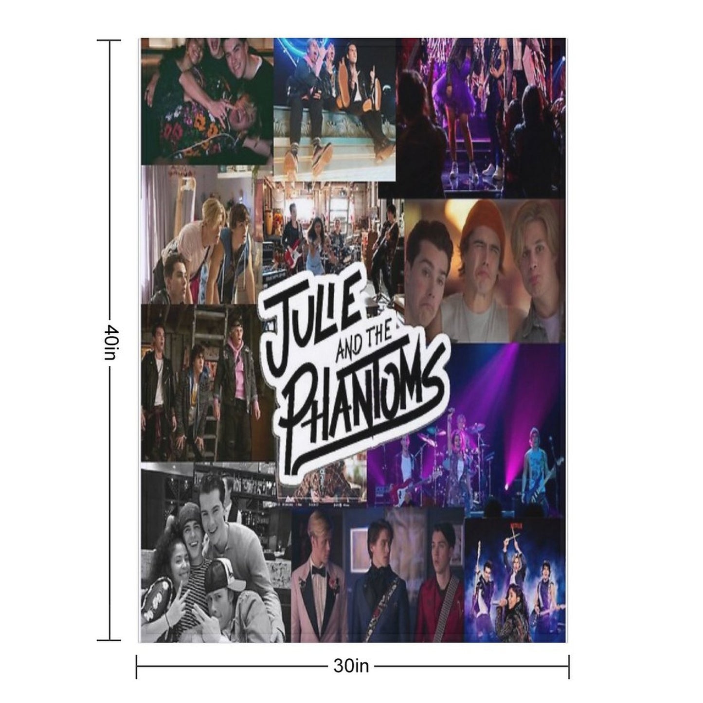 Julie And The Phantoms Band Collage Throw Blanket