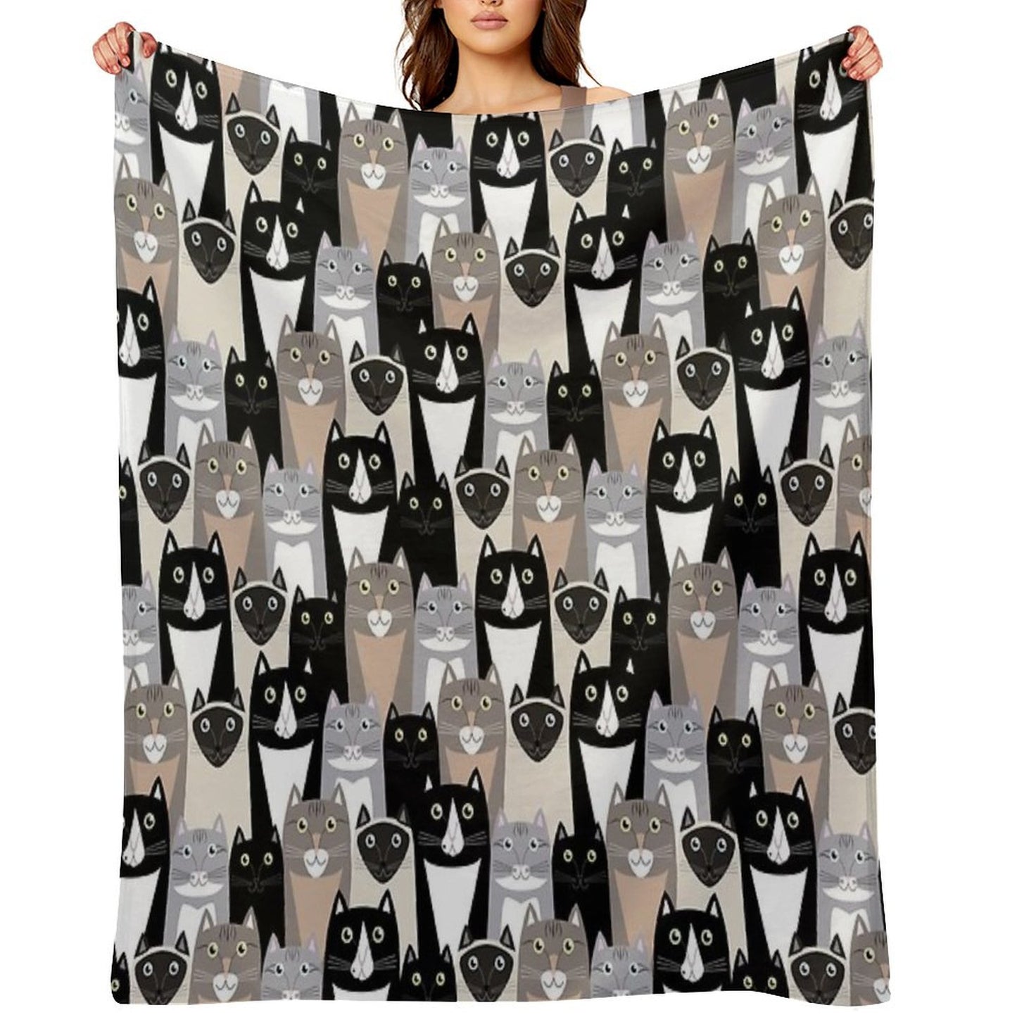 Cats #1 Throw Blanket