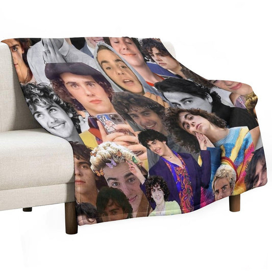 Jack Dylan Grazer Photo Collage Throw Blanket