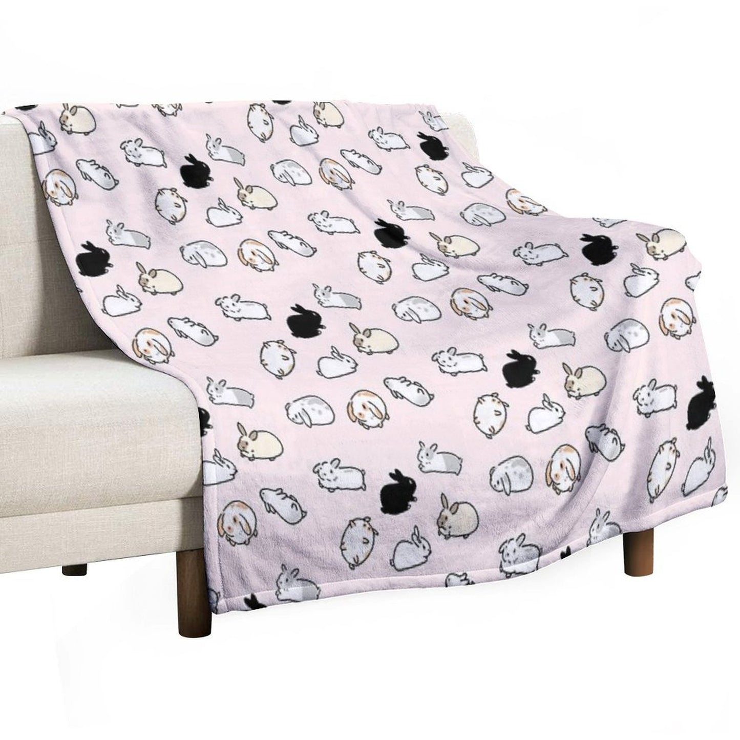 Bunny Rabbits Throw Blanket