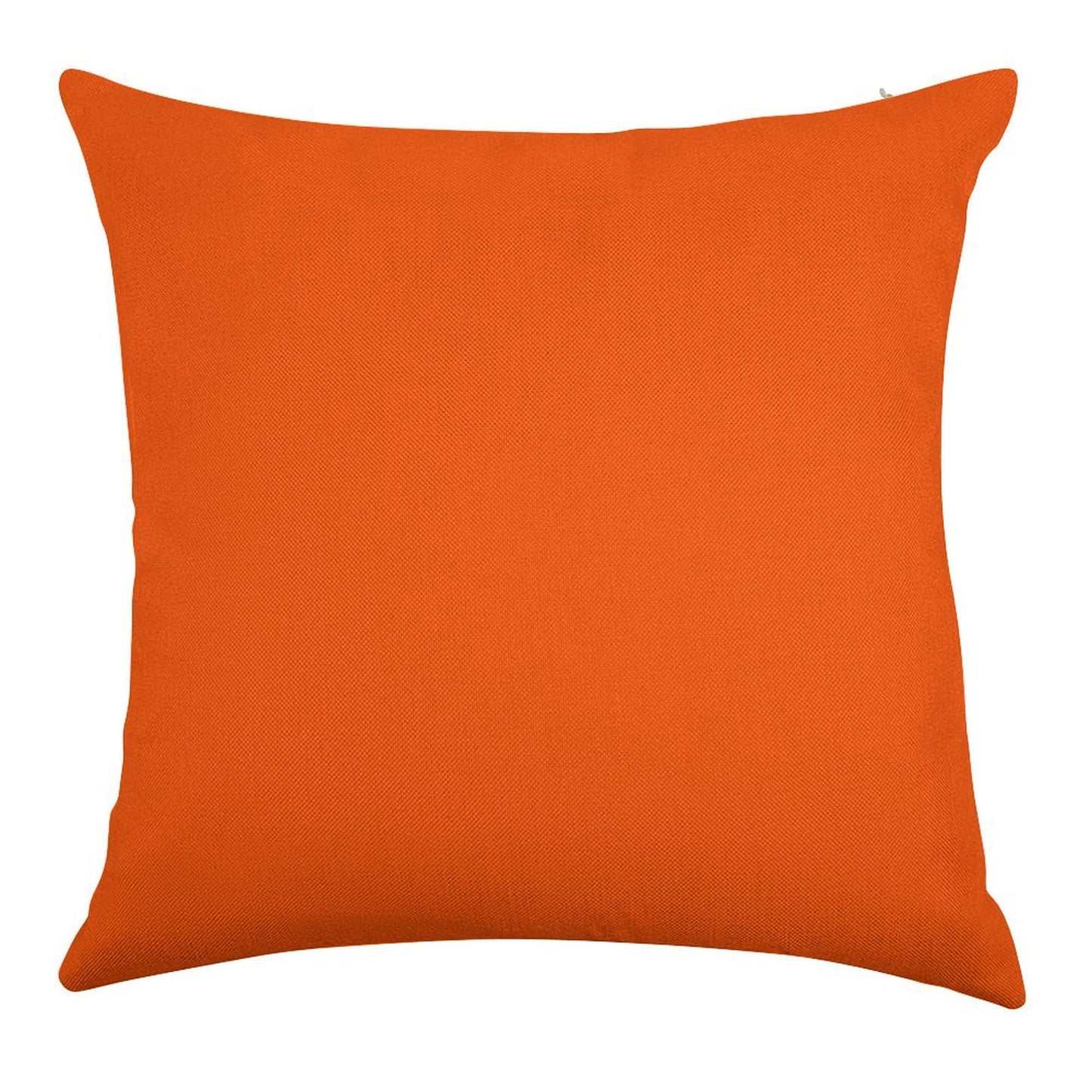 SOLID PLAIN INTERNATIONAL ORANGE -OVER 100 SHADES OF ORANGE ON OZCUSHIONS Linen Throw Pillow Cover