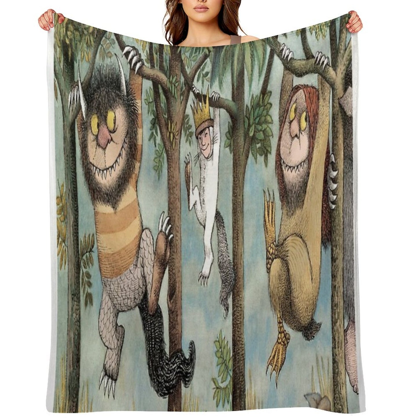 The Wild Things Are Throw Blanket