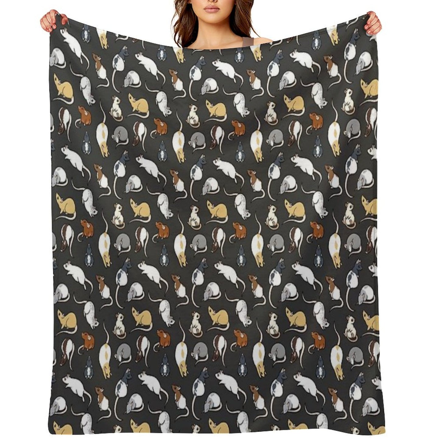 Rats Throw Blanket