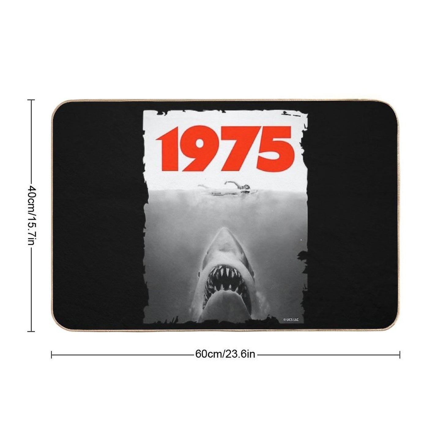 Jaws 1975 Fan Art Bath Mat