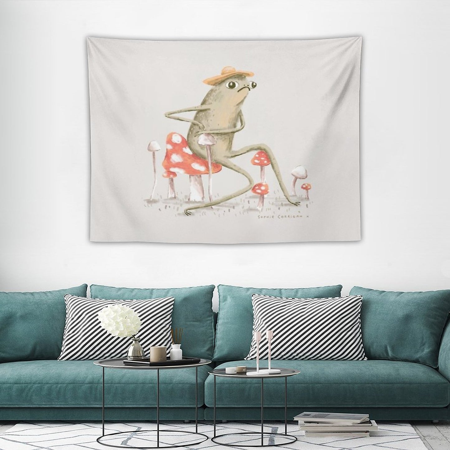 Awkward Toad Tapestry