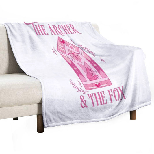 The Archer And The Fox - Once Upon A Broken Heart Throw Blanket
