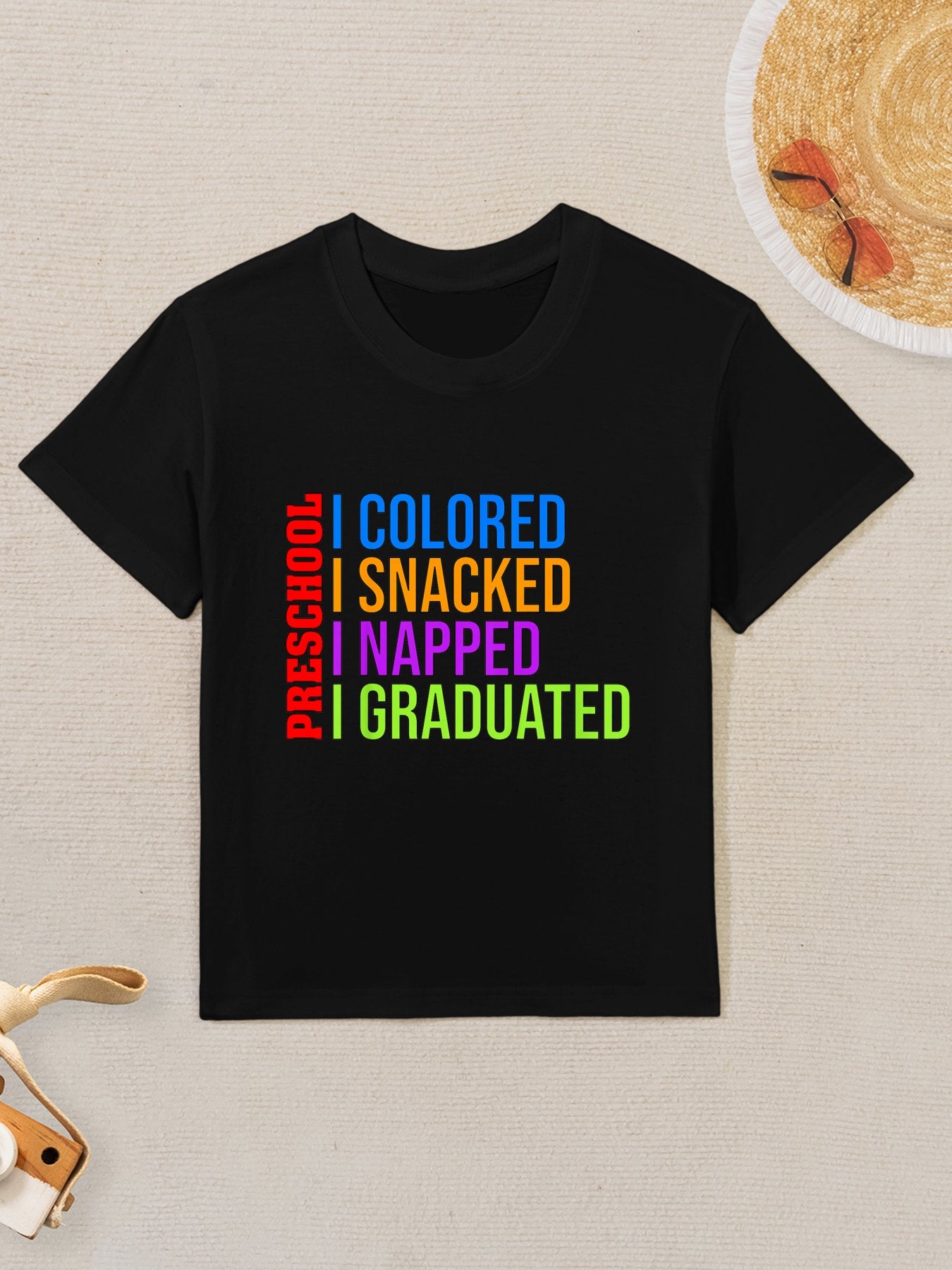 Preschooler Graduation - Preschool Graduation Boy Girl Kids T-Shirt