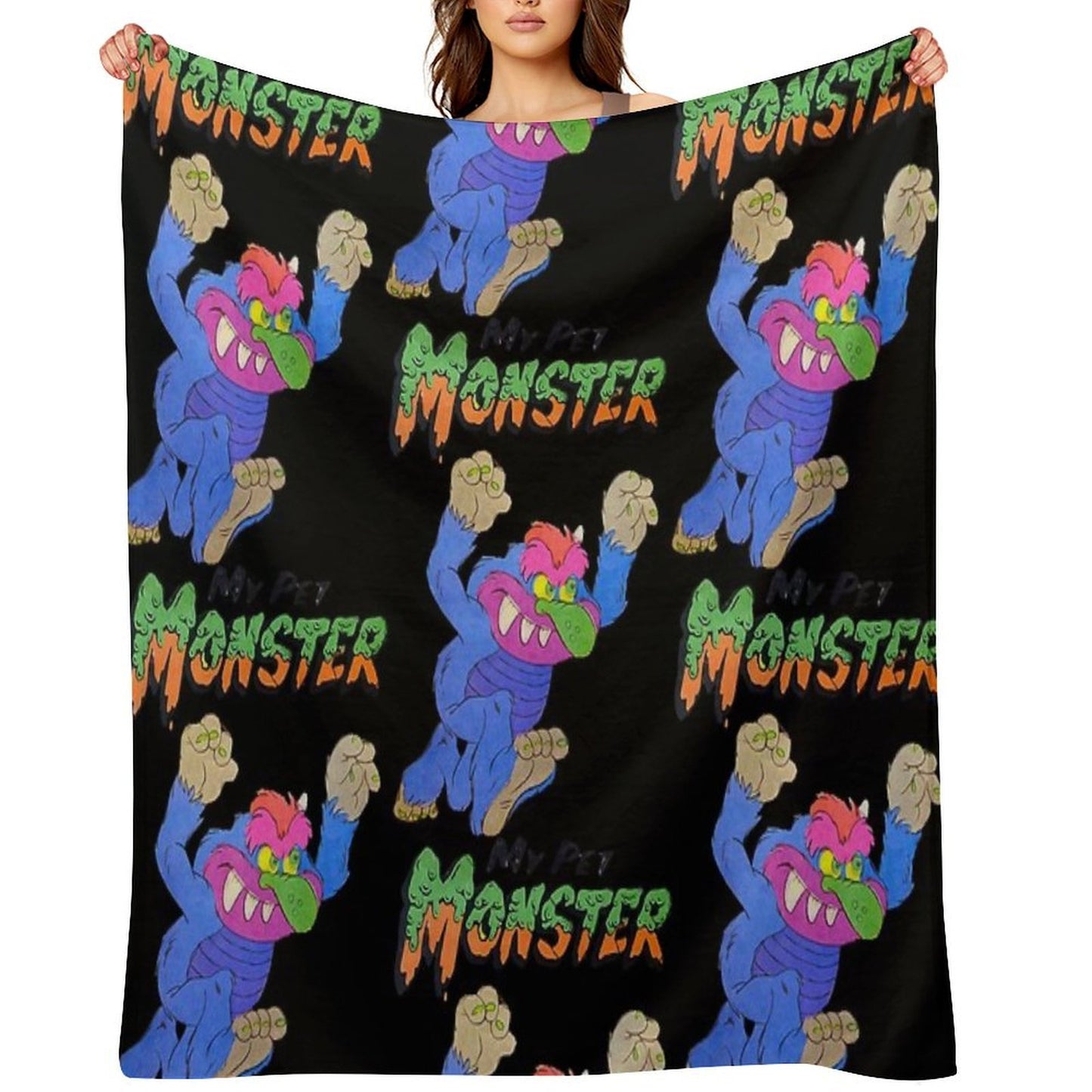 My Pet Monster Throw Blanket