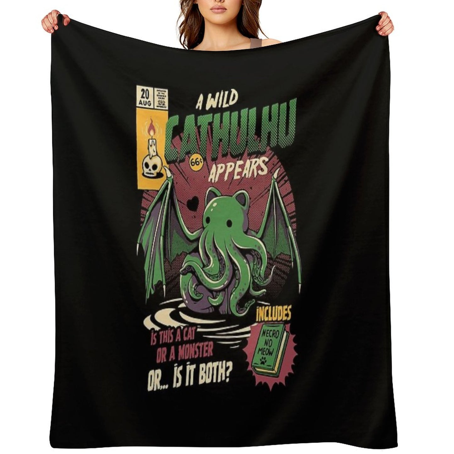 Cathulhu Throw Blanket