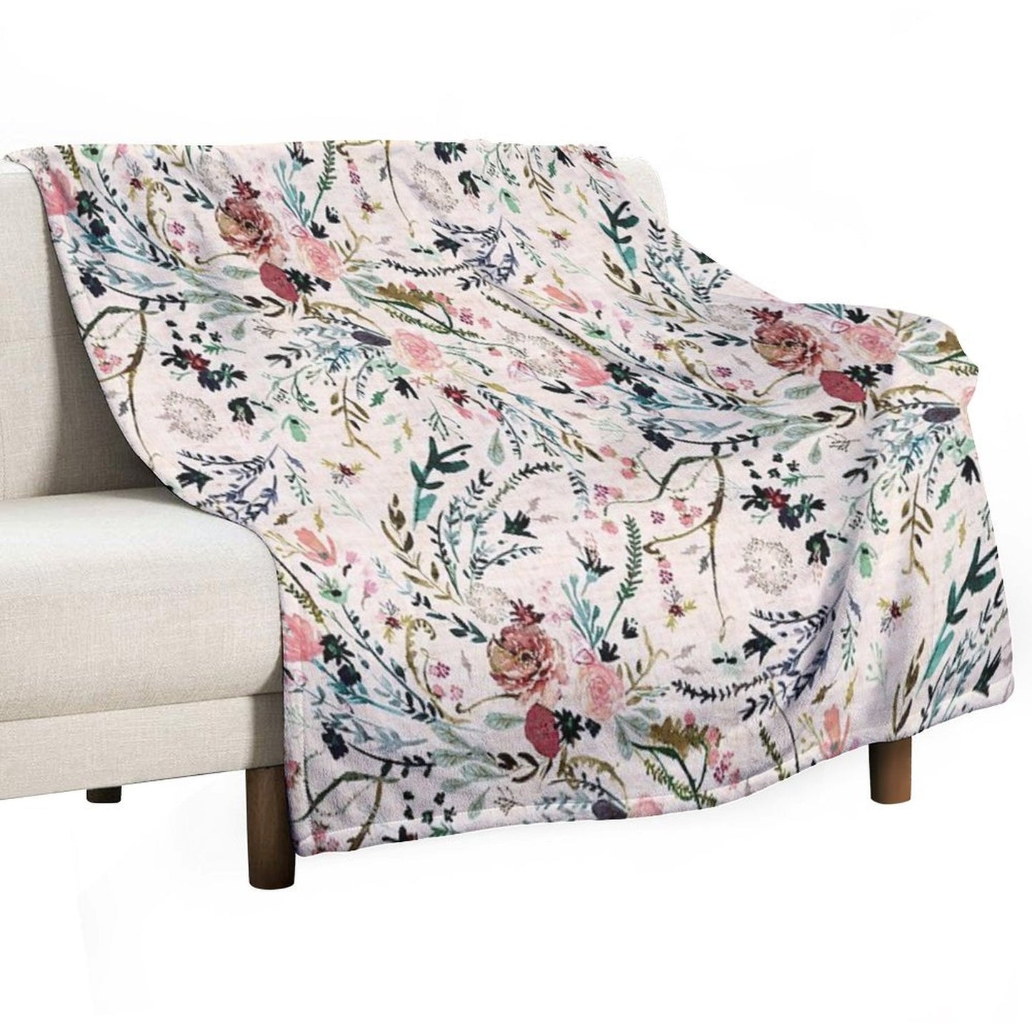 Fable Floral Throw Blanket