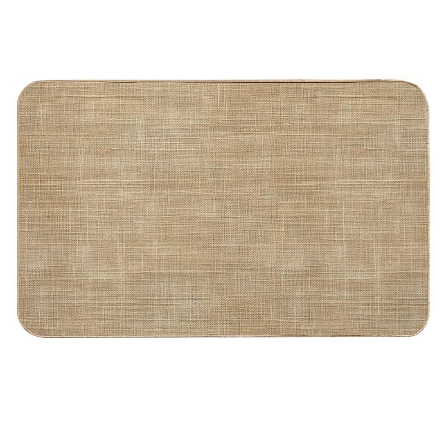 Natural Fabric Texture Dirt-Trapping Bath Mat