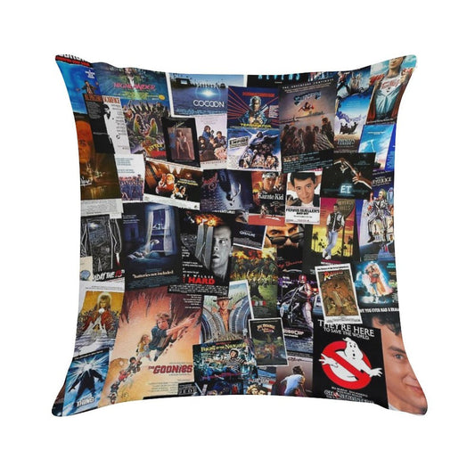1980s Movie Posters Soft Bedroom Essential Throw Pillow